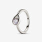 Pandora Infinite 14k White Gold Lab-grown Diamond Ring