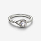 Pandora Infinite 14k White Gold Lab-grown Diamond Ring