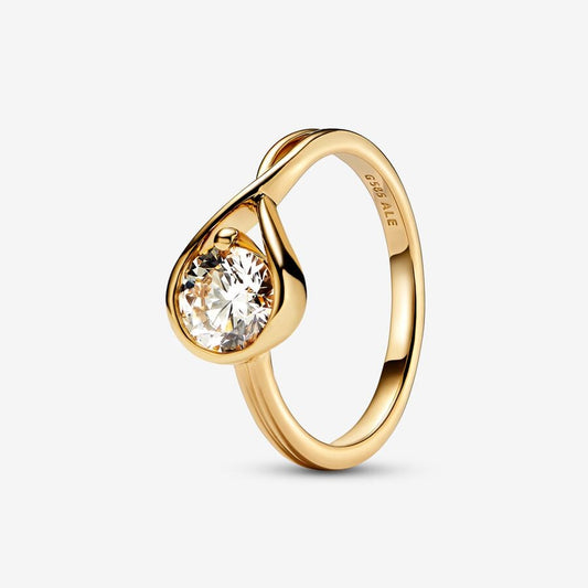 Pandora Infinite 14k Gold Lab-grown Diamond Ring