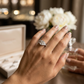 1.49 CTW Certified Emerald-Cut Three-Stone Diamond Ring with Princess-Cut Accents | Monica Jewelers