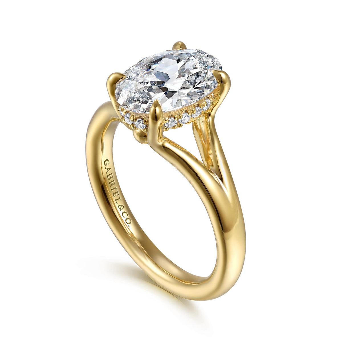 14K YELLOW GOLD SEMI GABRIEL N CO 10X8X5.7 S2291503