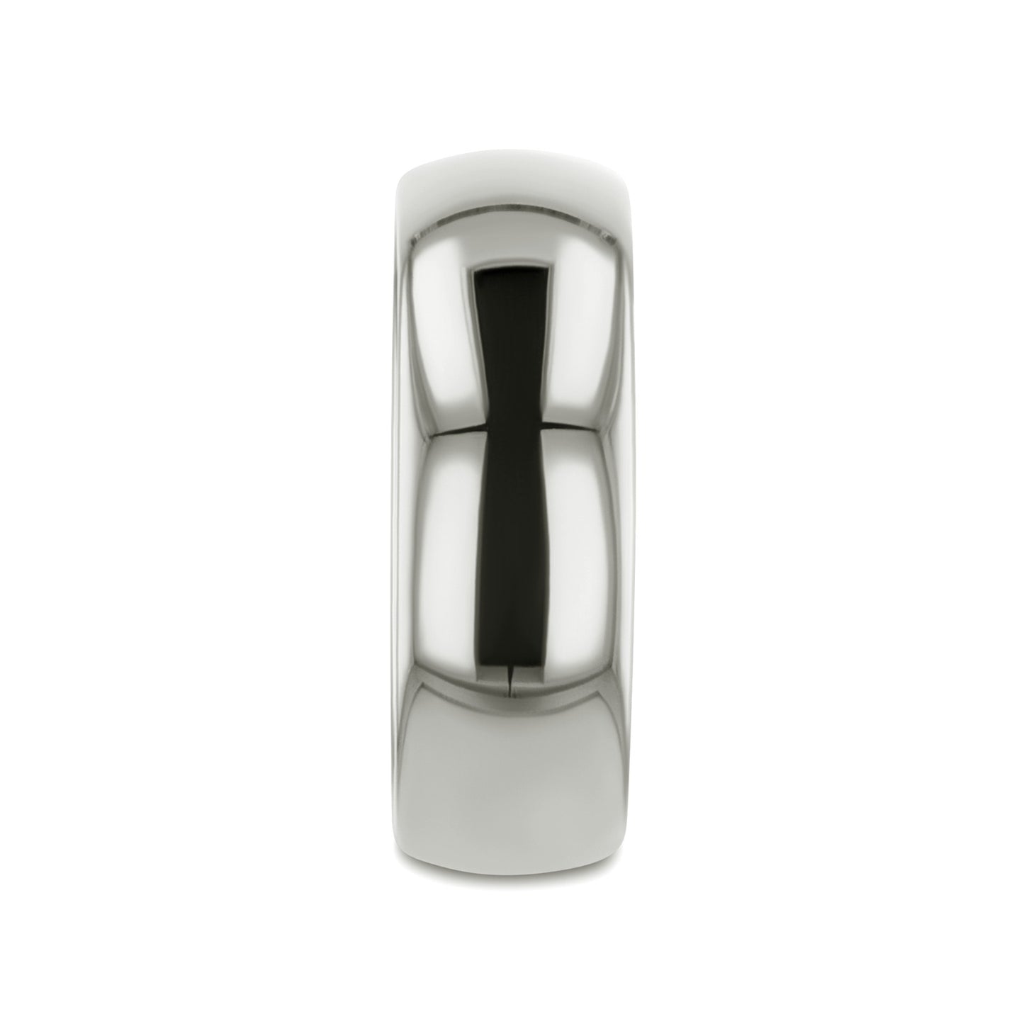 ARLINGTON Domed White Tungsten Ring - 2mm - 12mm - 8mm