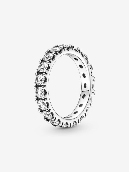 Sparkling Row Eternity Ring