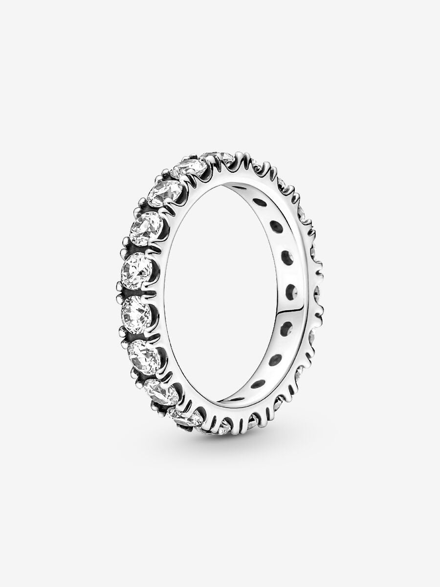 Sparkling Row Eternity Ring