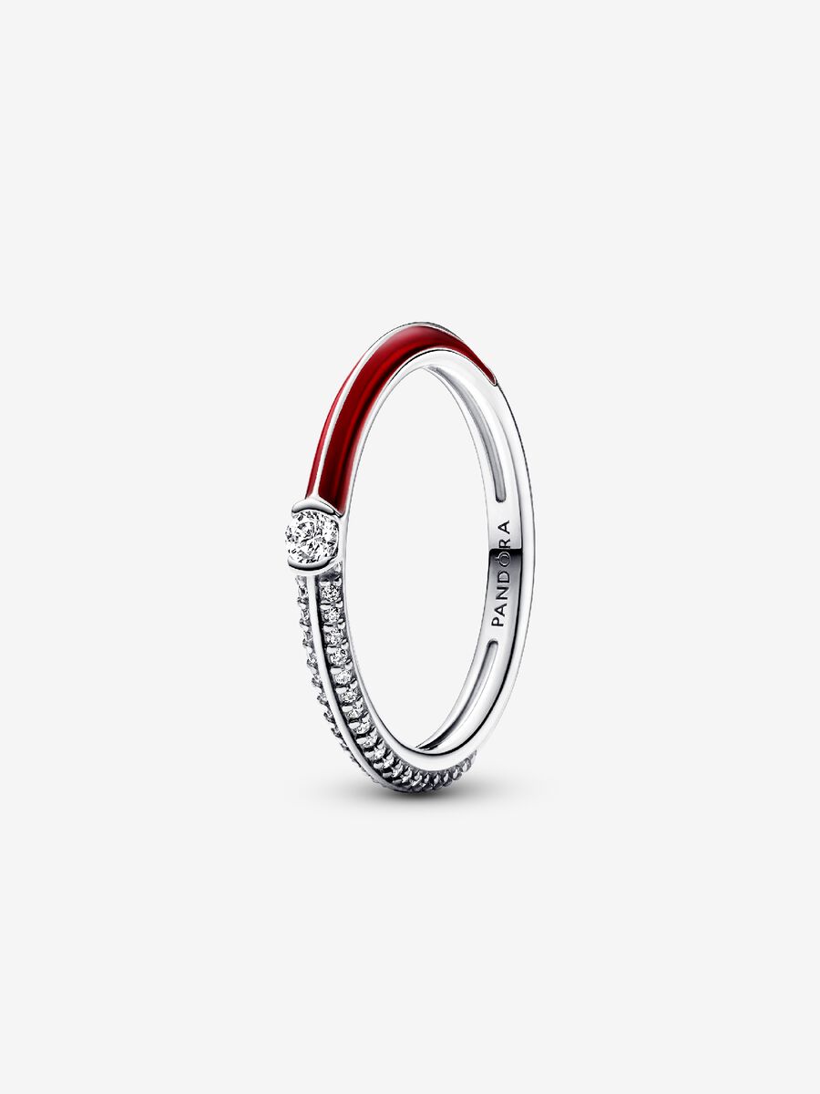 Pandora ME Pavé & White Dual Ring