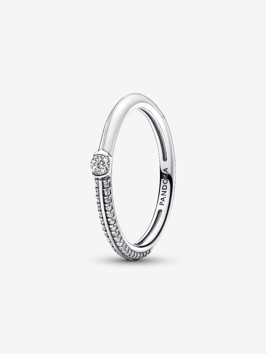 Pandora ME Pavé & White Dual Ring