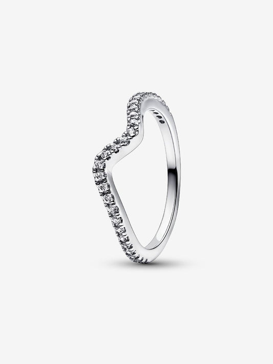 Sparkling Wave Ring
