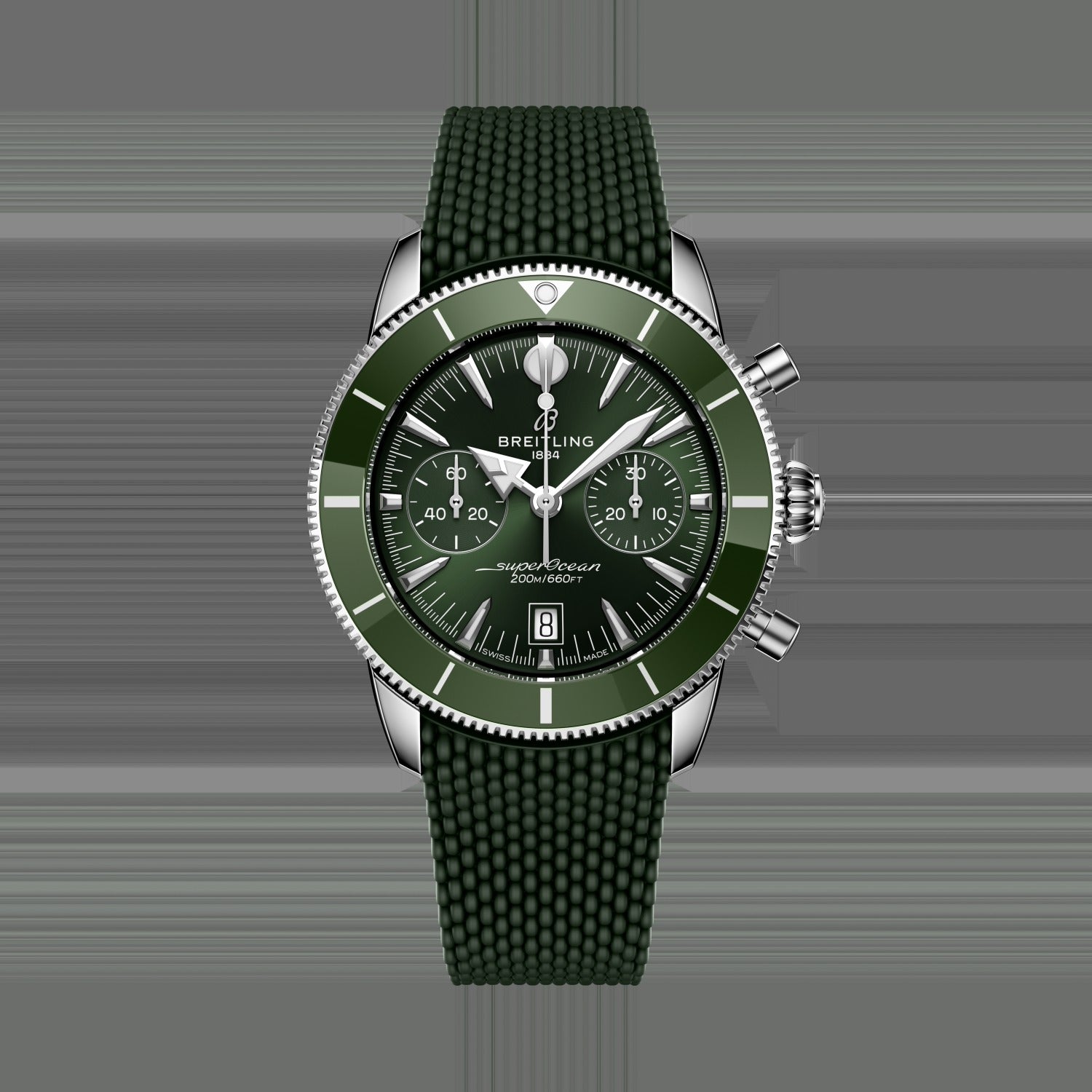 Breitling Superocean Heritage B01 Chronograph 42 — Green Dial