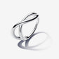 Organically Shaped Infinity Ring