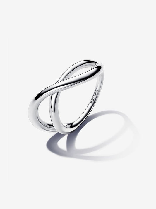 Organically Shaped Infinity Ring