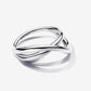 Organically Shaped Infinity Ring