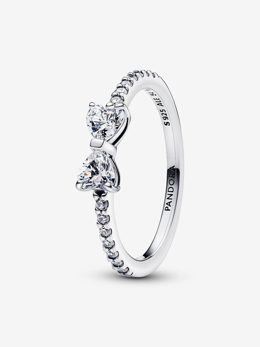 Sparkling Pink Bow Ring – Monica Jewelers