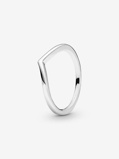 Polished Wishbone Ring