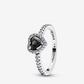 Black Hearts Ring Set