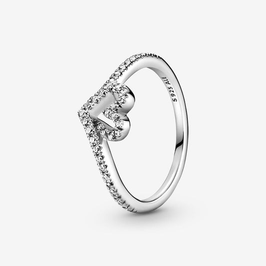 Pandora Timeless Wish Sparkling Heart Ring