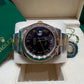Rolex 116333 Datejust II 18k Stainless Steel 41mm Black Roman