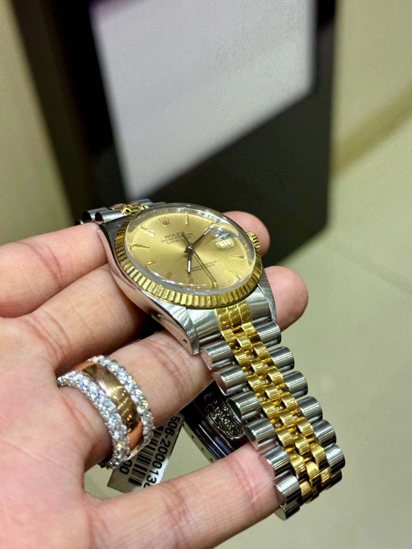 Rolex Datejust 18k/SS 16013 with papers