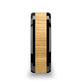 BILTMORE Black Ceramic Ring with Polished Bevels and Ash Wood Inlay - 6mm - 10mm