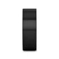 SAN BERNARDINO Brushed Finish Flat Black Titanium Men’s Wedding Band - 6mm & 8mm
