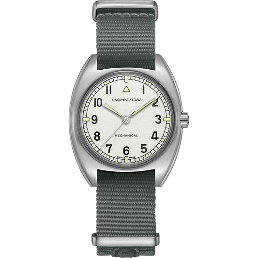 Hamilton Khaki Aviation Pilot Pioneer Mechanical Silver Dial H76419951