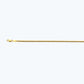 18K 2.5MM YELLOW GOLD SOLID MIAMI CUBAN 9" CHAIN BRACELET (AVAILABLE IN LENGTHS 7" - 30")