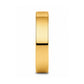 ARI Flat Gold-Plated Tungsten Ring - 4mm - 8mm