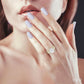 1 1/2 Ctw Baguette and Round Cut Diamond Oval Shape Semi-Mount Engagement Ring in 14K Yellow and White Gold