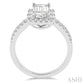 1/2 Ctw Diamond Semi-Mount Engagement Ring in 14K White Gold