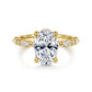 Gabriel & Co. Lanna - 14K Yellow Gold Diamond Engagement Ring 10.5X7 OVAL SEMI 1/3CTW