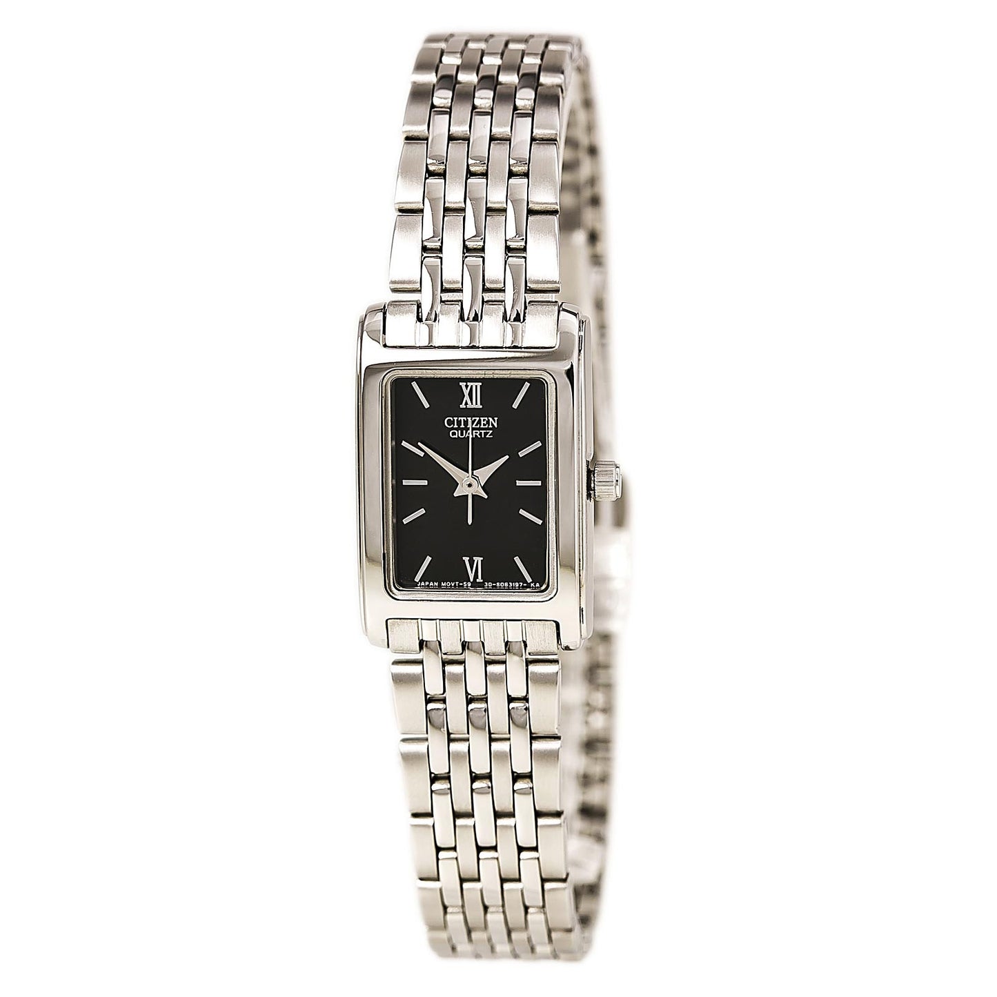 Citizen Quatz Silver Black EJ585057E