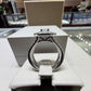 14k White Gold 1.97 CTW Natural Emerald-Cut Diamond Double Halo Wedding Set