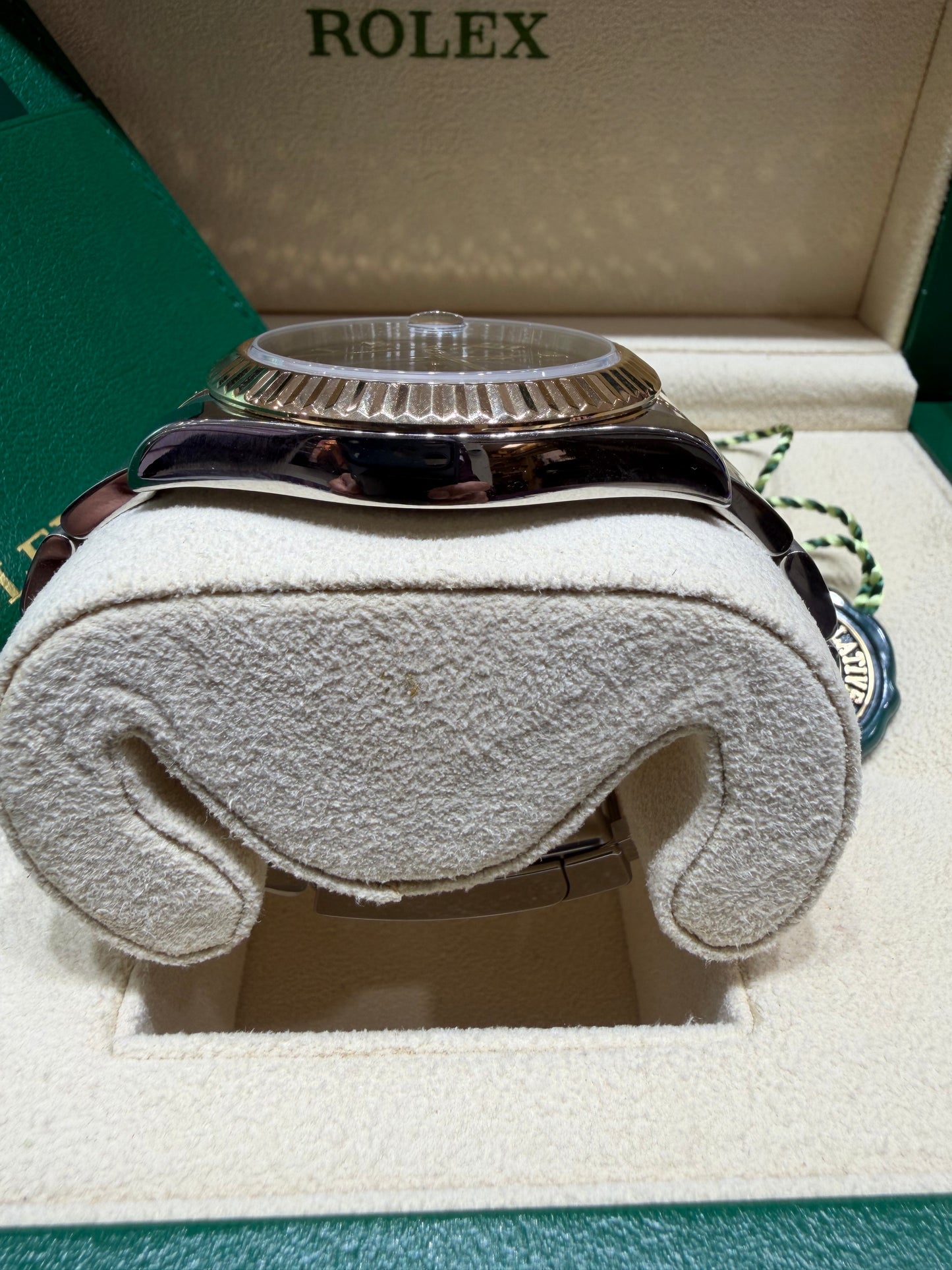 Rolex 116333 Datejust II 18k Stainless Steel 41mm Black Roman