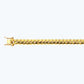 18K 9MM YELLOW GOLD SOLID MIAMI CUBAN 16" CHAIN NECKLACE (AVAILABLE IN LENGTHS 7" - 30")