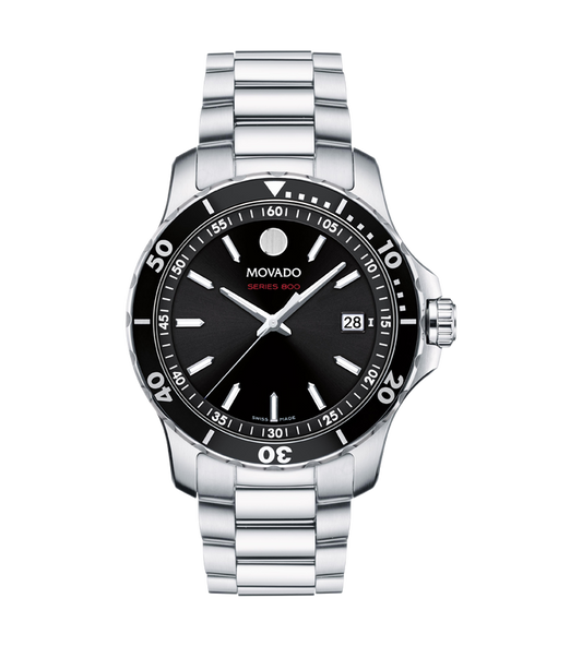 Movado Series 800 Men's Stainless Steel 2600135 Black