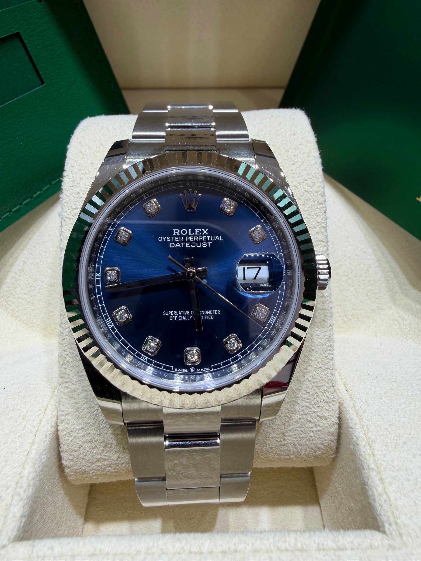 Rolex Datejust 41mm Stainless Steel 126334 Blue