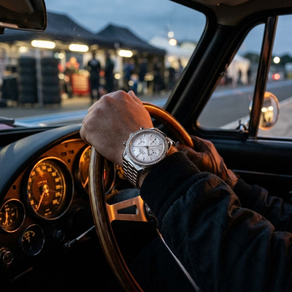 Omega Speedmaster 38 38 mm — Steel on Steel (324.15.38.50.05.001) — lifestyle