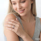 1/3 Ctw Round Cut Diamond Insert Ring in 14K White Gold