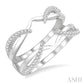 1/4 Ctw Diamond Claw Insert Ring in 14K White Gold
