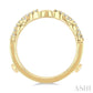3/8 Ctw Entwined Round Cut Diamond Insert Ring in 14K Yellow Gold