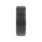 ELISE Black Tungsten Ring with Polished Beveled Edges and Brush Finished Center - 4mm - 10mm - 6mm