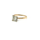 14k yellow gold 1.50 carat princess cut solitaire Wedding Ring