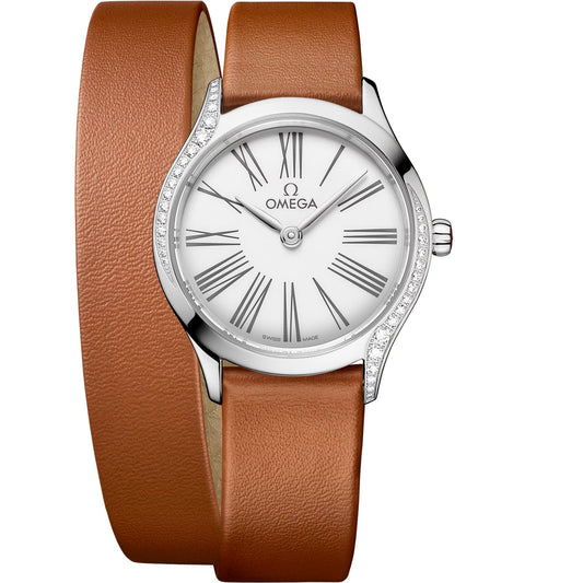 Omega de Ville Mini Trésor 26 mm — Steel on Leather