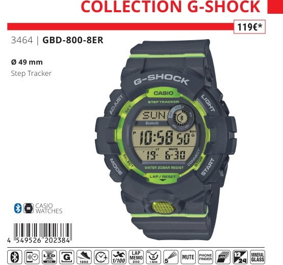 Casio G-Shock GBD800-8
