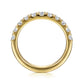 Gabriel & Co. 14K Yellow Gold Diamond Wedding Band .79CTW