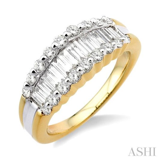 1 Ctw Diamond Band in 14K Yellow Gold
