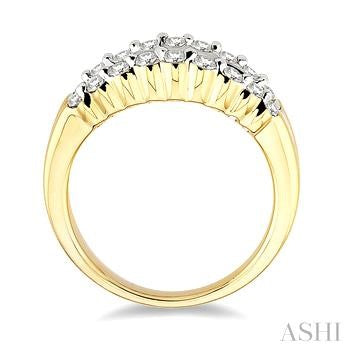 1 Ctw Diamond Band in 14K Yellow Gold