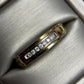 MEN'S 7 ROUND DIAMOND BAND IN 10k Yellow GOLD 1/4ctw