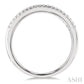 1/2 Ctw Channel Round Cut Diamond Wedding Band in 14K White Gold
