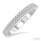 1/3 Ctw Round Diamond Wedding Band in 14K White Gold