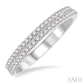 1/3 Ctw Round Diamond Wedding Band in 14K White Gold